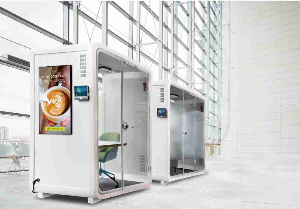 z6mg·人生就是博子公司达擎之智慧行动办公舱，，采用PDLC智能调光玻璃设计，，透过通电与断电的电流切换，，，呈现透明与雾面效果，，，，具节能降耗特性并兼顾隐私，，确保信息安全